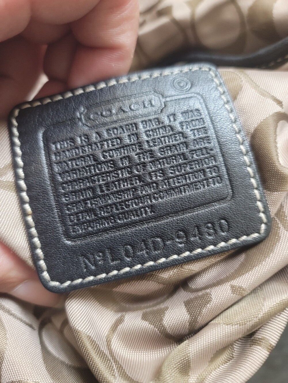Coach Soho Vintage Leather Hobo Bag 2004 Y2K - Picture 2 of 16
